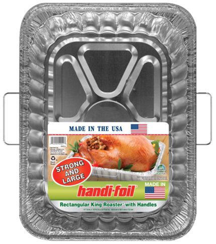 Handifoil, Eco Rectangular King Roaster With Handle, Case Of 12, 1 Ct