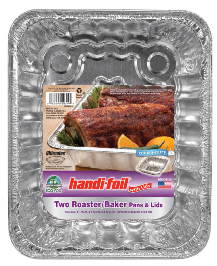 Handifoil, Roaster Baker Pans And Lids, Case Of 10, 2 Ct