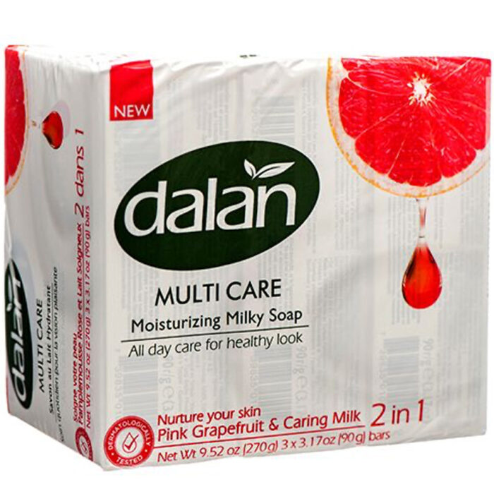 Dalan Bar Soap 3.17 Oz 3 Pk Grapefruit - Image 1
