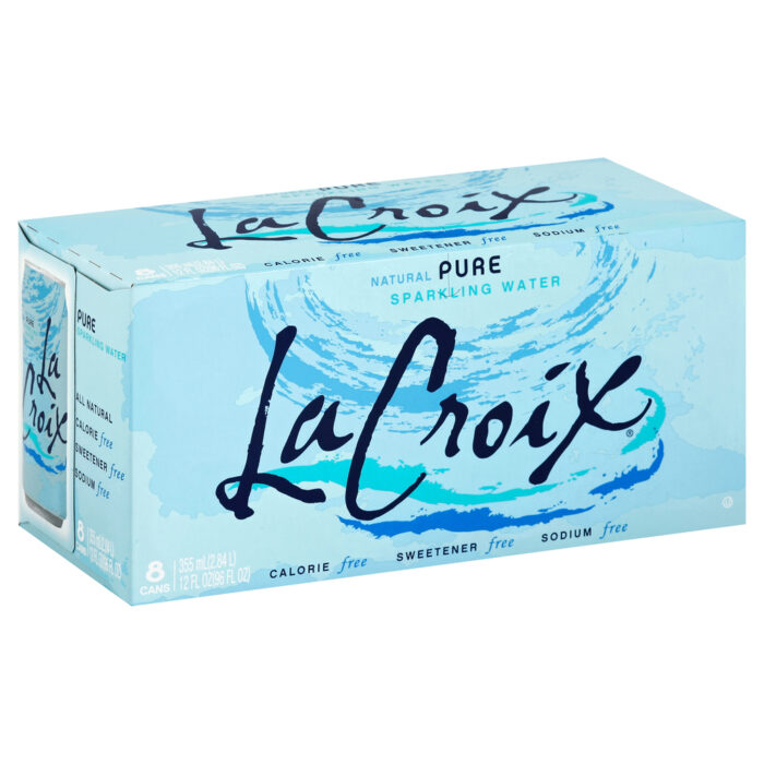 Lacrx Sprklng Wtr,Can,Pure 8/12 Fz - Image 1