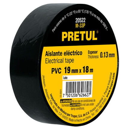 M-33P Black Electrical Tape Pretul