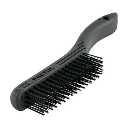 11", Carbon Steel, Wire Brush, Pretul