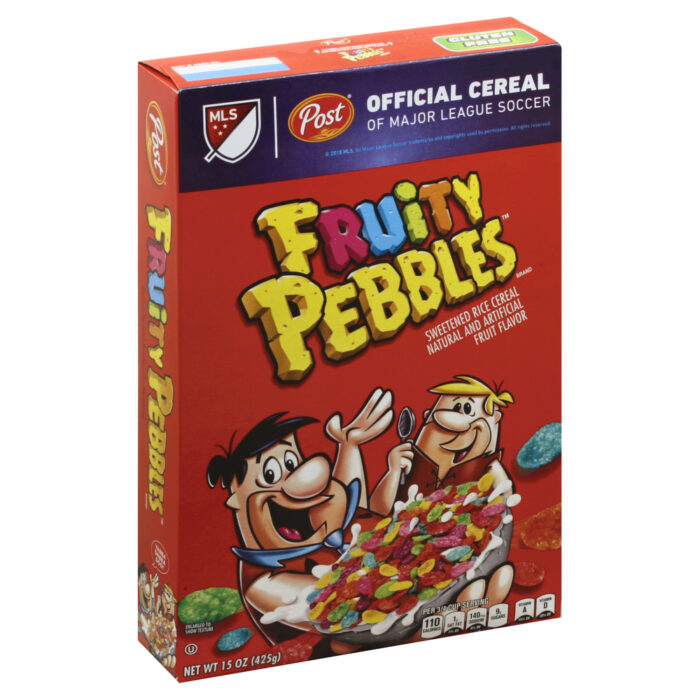 Post, Fruity Pebbles Cereal Large, Case Of 12, 15 Oz - Image 1