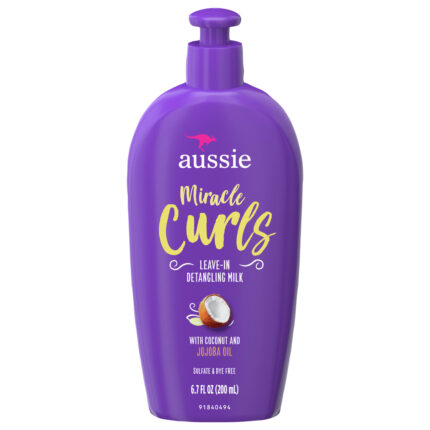 Aussie, Miracle Curls Leave-In Detangling Milk, Case Of 3, 6.7 Fl Oz
