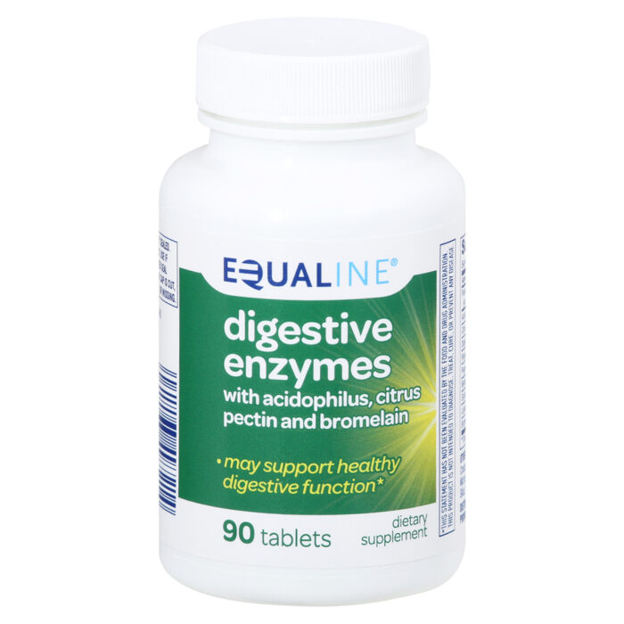 Equaline, Digestive Enzymes Tablets, Case Of 3, 90 Ct - Image 1