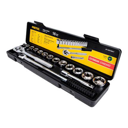 *** 1/2" Drive Std Socket Set 17 Pcs                         Special Order Item (Extended Lead Time 35-50 Days)