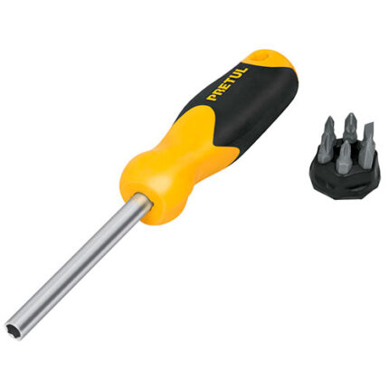 Screwdriver With 6 Bits Pretul