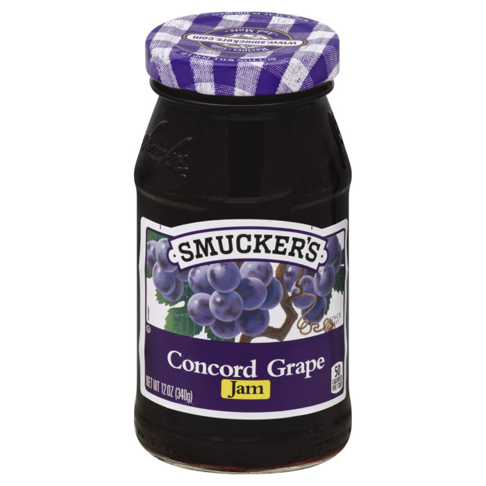 Smucker'S, Concord Grape Jam, Case Of 12, 12 Oz - Image 1