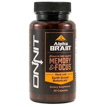 Onnit Alpha Brain,Memory/Focus 30 Ct
