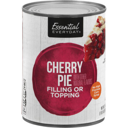 Essential Everyday, Cherry Pie Filling Or Topping, Case Of 8, 21 Oz
