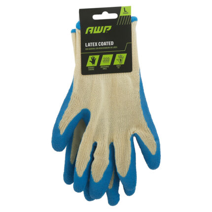 Awp, Latex Coated Gloves, Case Of 6, 1 Ct
