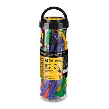 Bungee Cord Set, 8 Pieces, Pretul