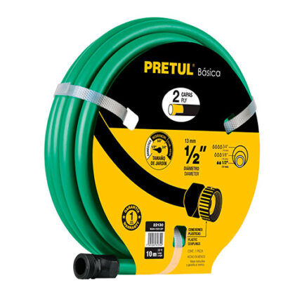 32 Ft 1/2" 2 Ply Hose Pretul