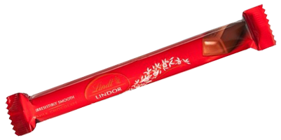 Lindt, Lindor Milk Chocolate Truffle Stick, Case Of 24, 1.3 Oz