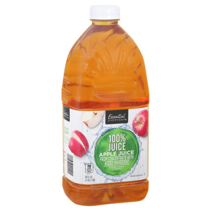Essential Everyday, Juice Apple 100% Juice From Concentrate, Case Of 8, 64 Fl Oz