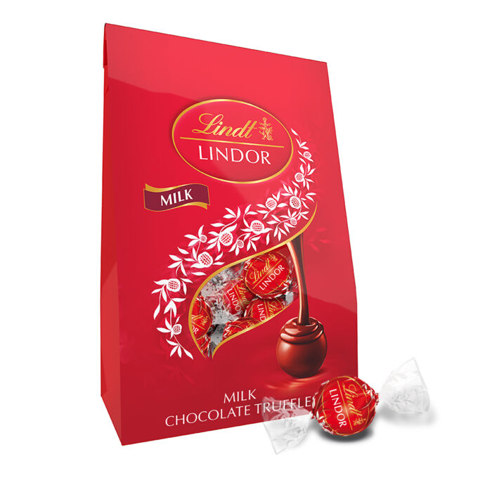 Lindt, Truffles Bag Milk Chocolate, Case Of 6, 15.2 Oz - Image 1