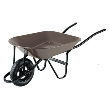 *** 4.5 Ft3, Knoby, Gray Wheelbarrow,3Pc Hdl                         Special Order Item (Extended Lead Time 35-50 Days)