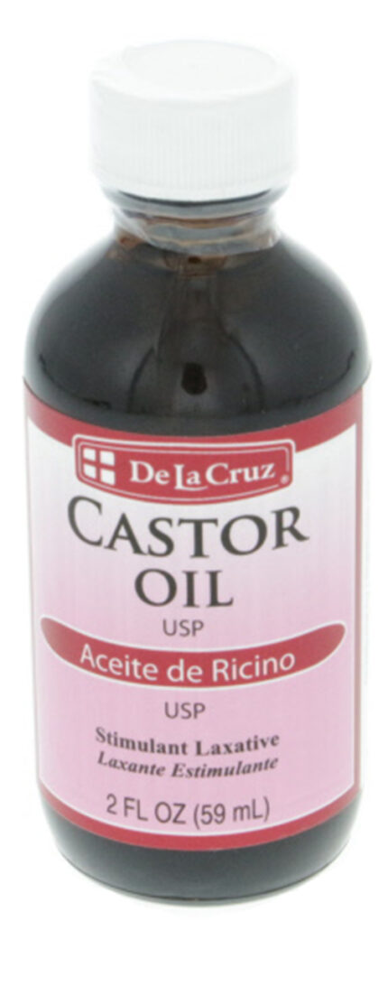 De La Cruz, Castor Oil Usp Stimulant Laxative, Case Of 12, 2 Fl Oz