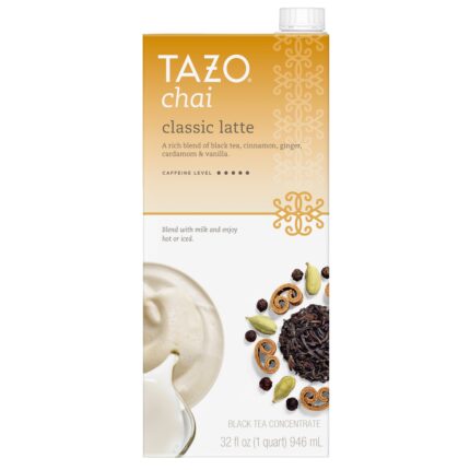 Tazo Latte,Chai Tea 32 Fz