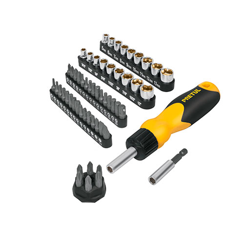 22976.jpg Screwdriver And Bit Set 61 Pieces - Image 1