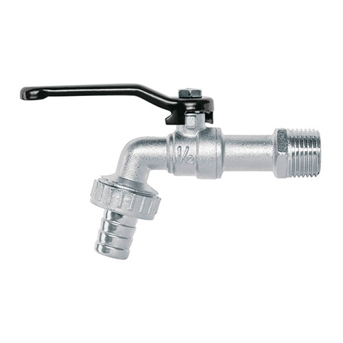 23146.jpg 1/2" Ball Valve Metal 3.9Oz Outlet 3/4 - Image 1