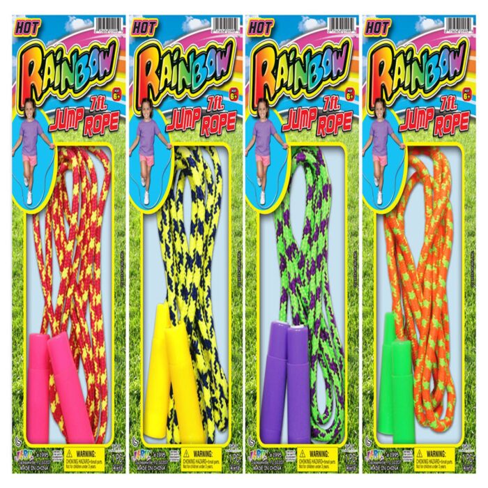 Ja Ru, Rainbow Jump Rope Assorted Colors, Case Of 144, 1 Ct - Image 1