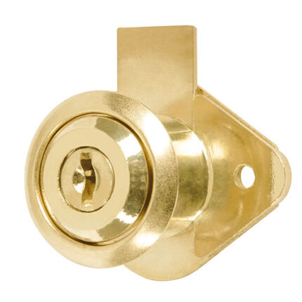 *** Cabinet And Drawer Lock Brass                         Special Order Item (Extended Lead Time 35-50 Days)