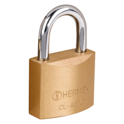 1.57", Tetra Key, Brass Padlock