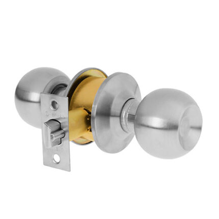 *** Knobset Lock Bal Satin Chrome Entrance                         Special Order Item (Extended Lead Time 35-50 Days)