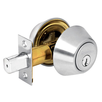 Satin Chrome Plated Double Cylinder Deadbolt