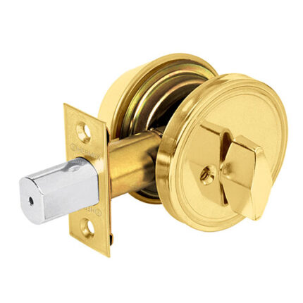 *** Brass, Single Cylinder, Deadbolt Lock                         Special Order Item (Extended Lead Time 35-50 Days)