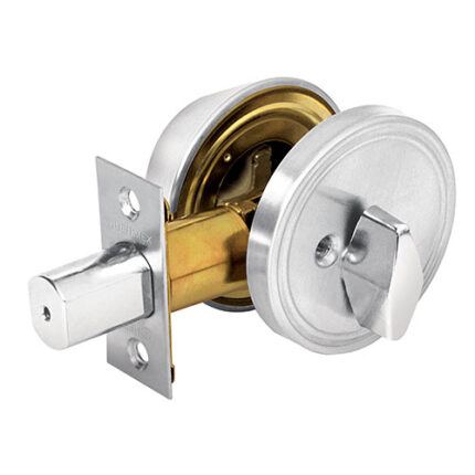 Chromed Single Cylinder Deadbolt Lock