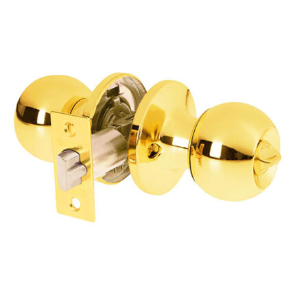 Knobset Lock Tubular Bright Privacy