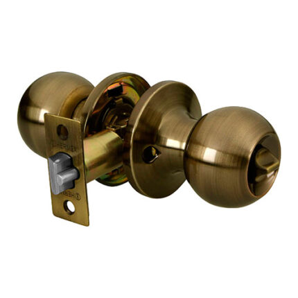 Knobset Lock Tubular Antique Privacy