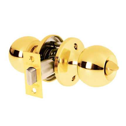 *** Knobset Lock Tubular Bright Bath                         Special Order Item (Extended Lead Time 35-50 Days)