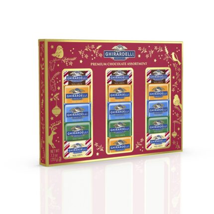 Ghirardelli, Chocolate Assortment Premium Holiday Elegant Collection, Case Of 6, 7.3 Oz