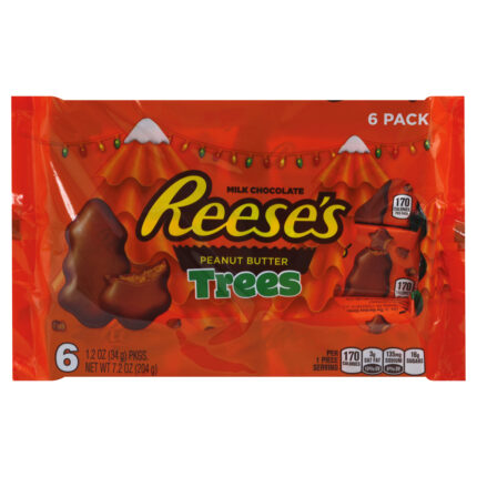Reese'S, Milk Chocolate Peanut Butter Trees, Case Of 36, 7.2 Oz