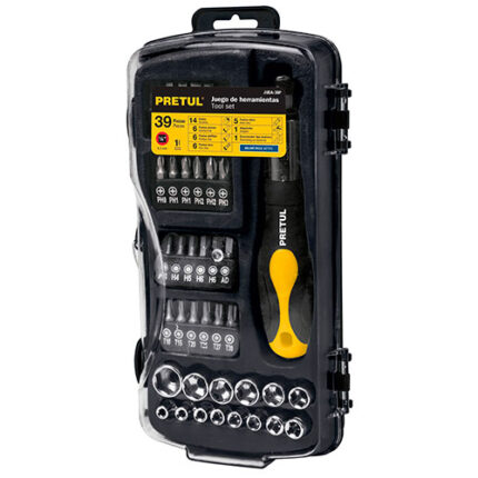 *** 1/4" Drive Socket Set, 39 Pcs, Pretul                         Special Order Item (Extended Lead Time 35-50 Days)