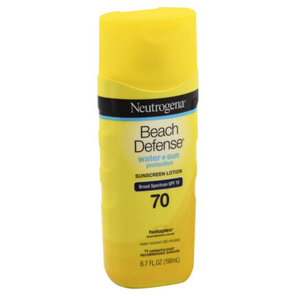 Neutrogena, Beach Defense Sunscreen Lotion With Spf 70, Case Of 3, 6.7 Fl Oz