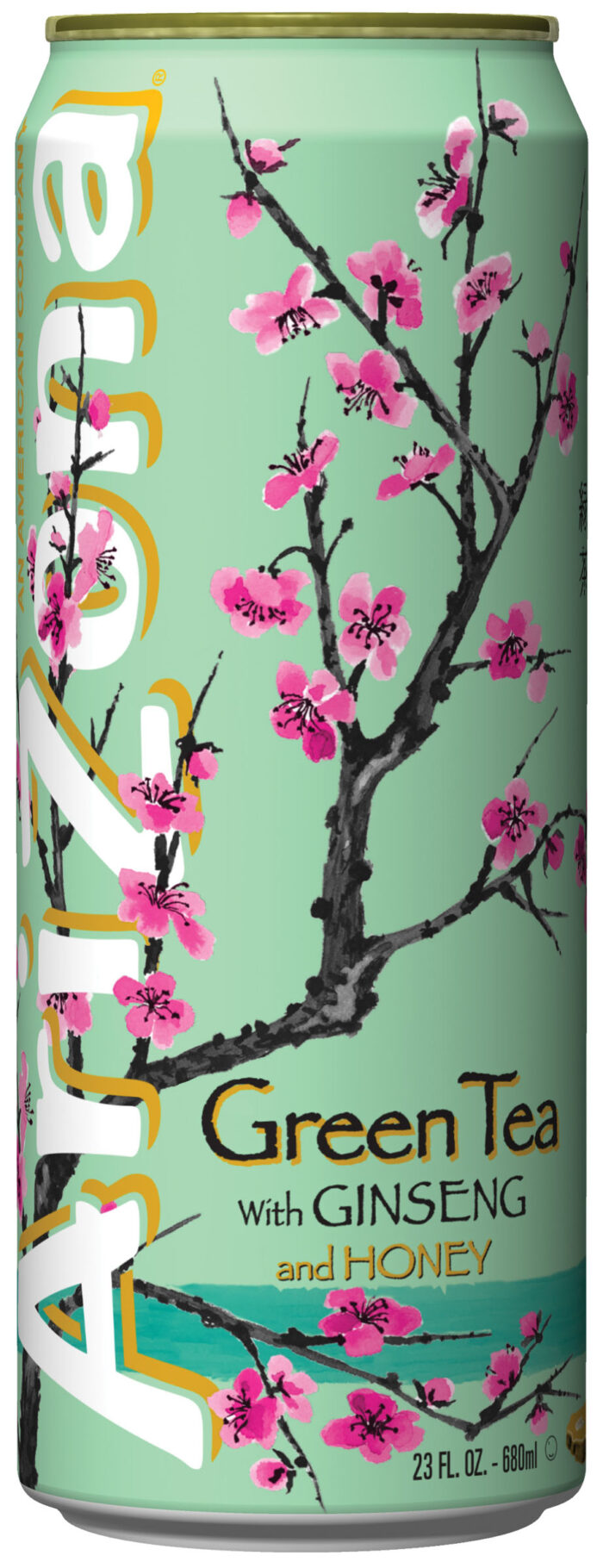 Arizona, Green Tea With Ginseng And Honey, Case Of 24, 23 Fl Oz - Image 1