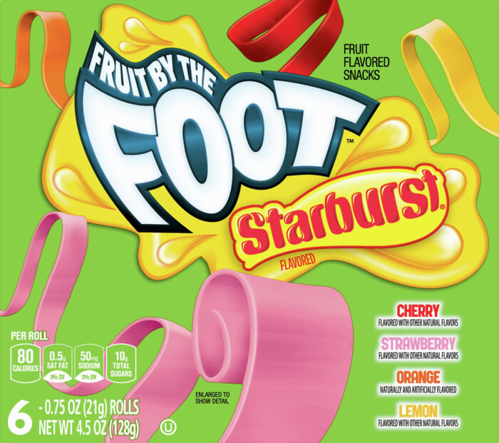 Starburst, Fruit By The Foot, Case Of 8, 4.5 Oz - Image 1