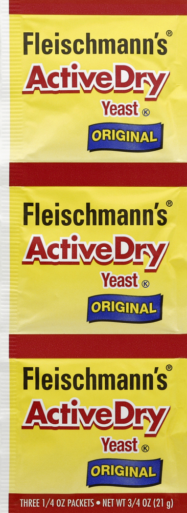 Fleischmann'S, Active Dry Yeast, Case Of 40, .75 Oz