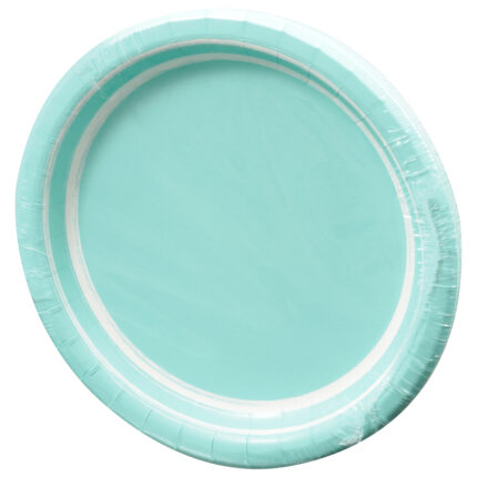 Sensations, Spa Blue Plates, Case Of 12, 10 Ct