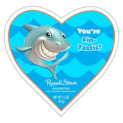 Russel Stover, Chocolates Milk & Dark Assorted Fin-Tastic, Case Of 18, 1.5 Oz