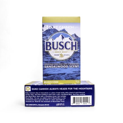 Duke Cannon, Busch Sandalwood Scent Beer Soap, Case Of 6, 10 Oz