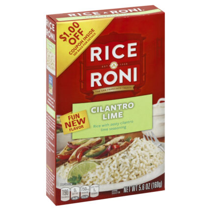 Rice A Roni, Cilantro Lime Mix Box, Case Of 12, 5.6 Oz