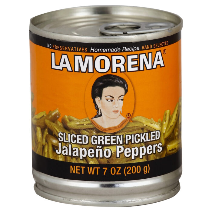 La Morena, Sliced Green Pickled Jalapeno Peppers, Case Of 24, 7 Oz - Image 1