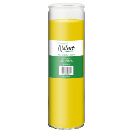 Essence Of Nature 10 Oz Seven Day Candle Yellow