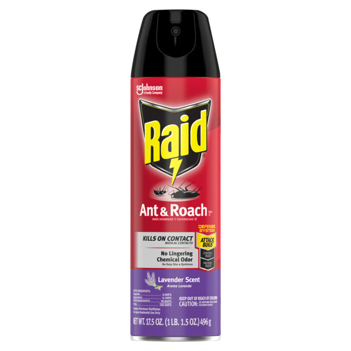 Raid, Ant & Roach Killer 26 Lavender Scent, Case Of 12, 17.5 Oz - Image 1