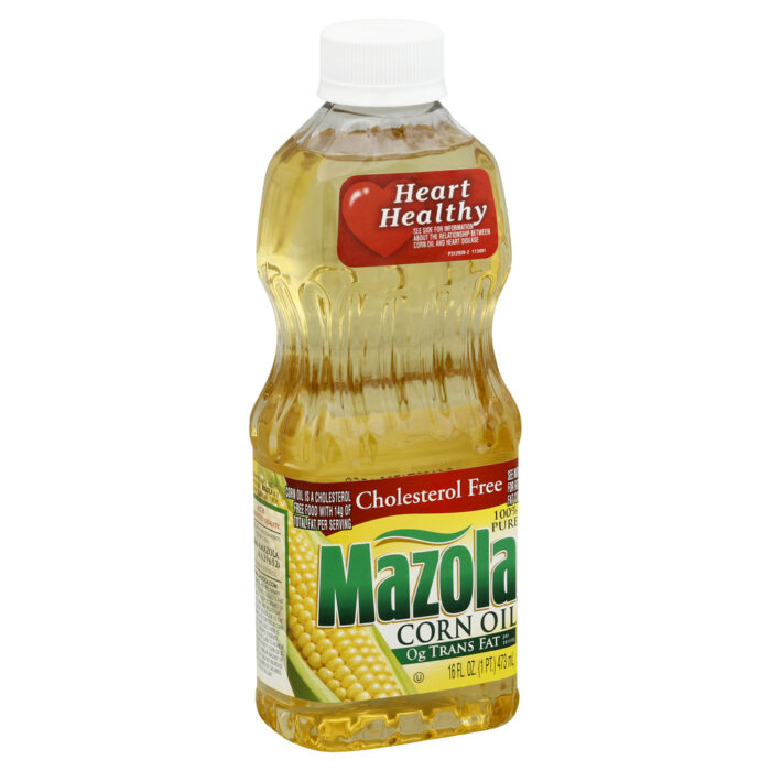 Mazola, Corn Oil Cholesterol Free, Case Of 12, 16 Fl Oz - Image 1